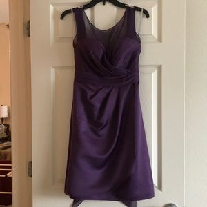 W Too Satin Formal Dress